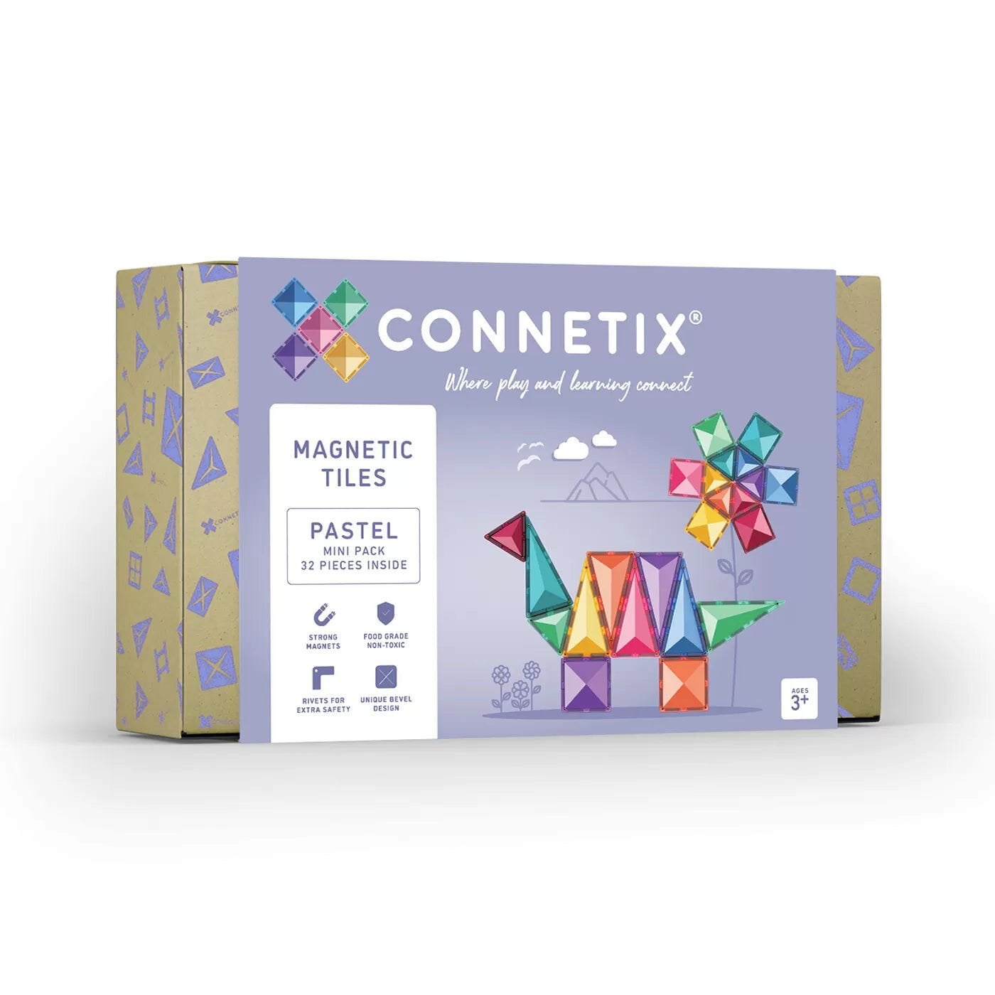 Connetix Pastel Mini Pack Manyetik Bloklar - 32 Parça