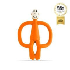 Matchstick Monkey  Silikon Diş Kaşıyıcı / Monkey (Turuncu)