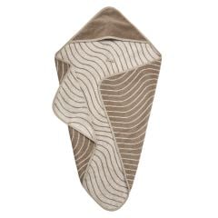 Hoodie Başlıklı Havlu, Woodland Kapuçino