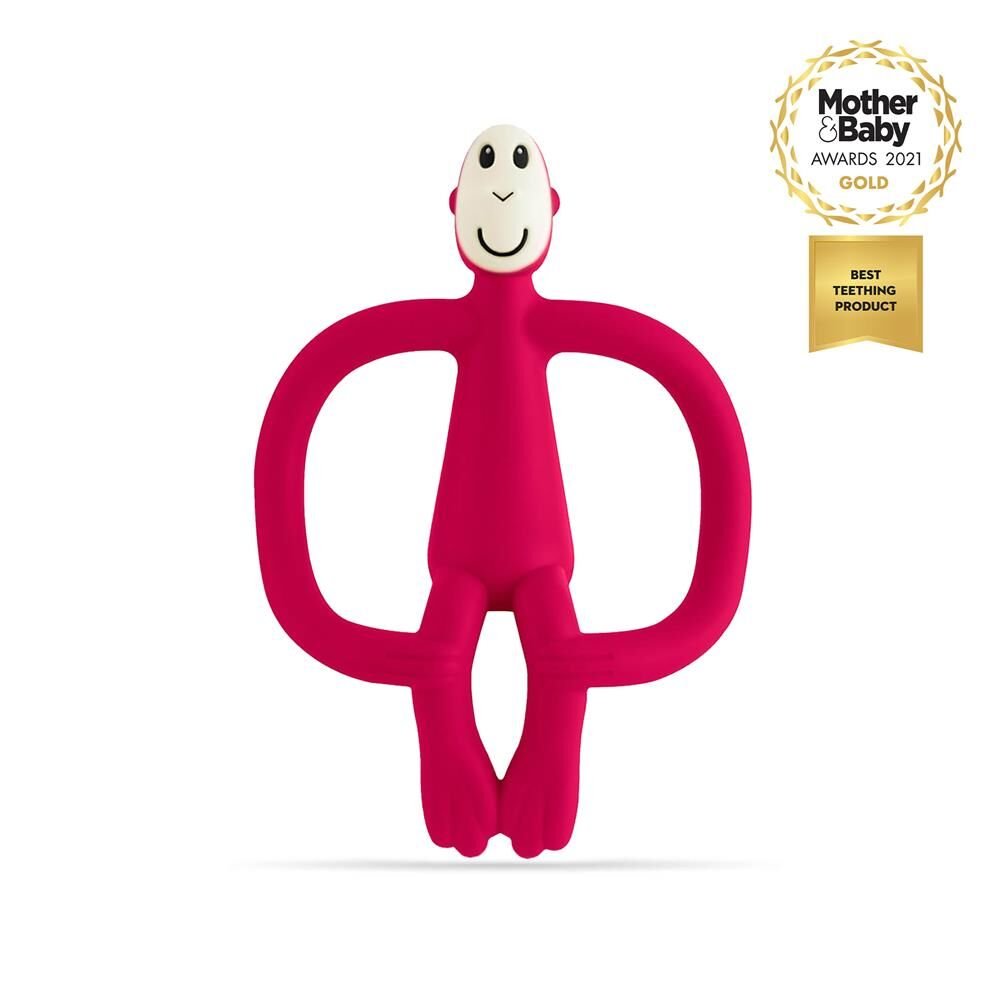 Matchstick Monkey  Silikon Diş Kaşıyıcı/ Monkey (Kırmızı)