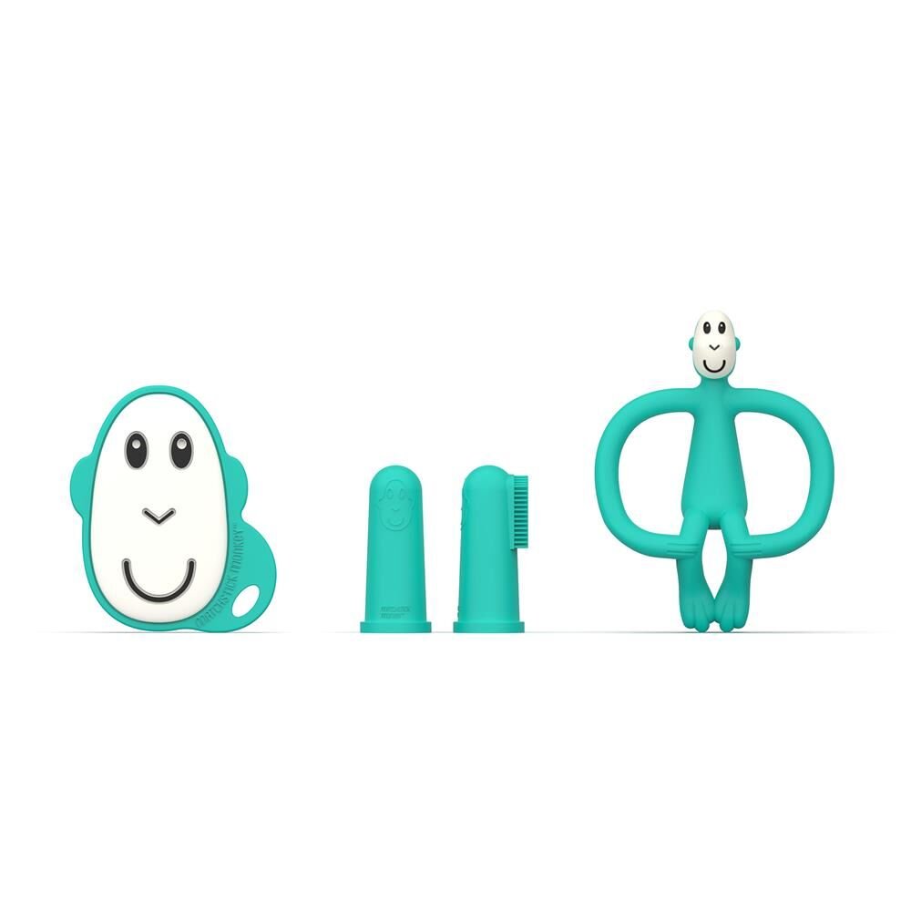 Matchstick Monkey ''Ilk Dislerim'' Silikon Diş Kaşıyıcı Baslangic Seti / Monkey