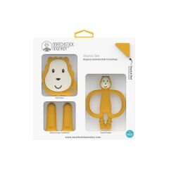 Matchstick Monkey ''Ilk Dislerim'' Silikon Diş Kaşıyıcı Baslangic Seti / Lion