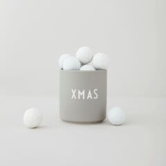 Design Letters Porselen Kupa, Christmas (Mint)