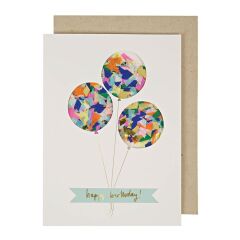 Meri Meri - Balloon Confetti Shaker Card - Konfetili Balon Tebrik Kartı