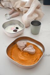 Beaba 3lü Paslanmaz Çelik Beslenme seti, Cotton Candy