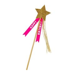 Meri Meri - Magic Wand Birthday Card - Sihirli Değnek Tebrik Kartı