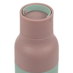 Lund London Çelik Su Şişesi, Mint & Pink (500 ml)