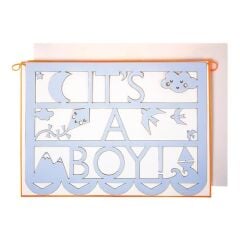 Meri Meri - It'a A Boy Tebrik Kartı