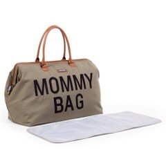 Mommy Bag, Anne Bebek Bakım Çantası, Kanvas Haki