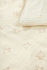 Wabi Sabi Nevresim Single, Brown Hoshi Birds