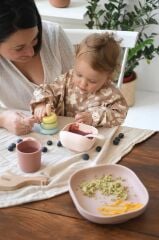 Beaba 4lü silikon beslenme seti, Cotton Candy