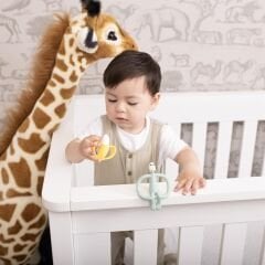 Matchstick Monkey Banana-Silikon Dis Kasiyici Hediye Seti / Mint yesili