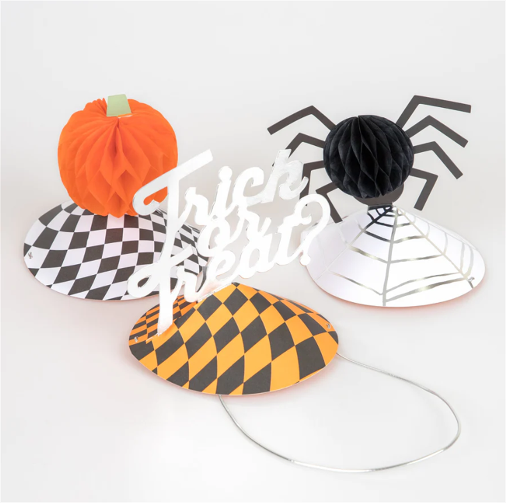 Meri Meri - Halloween Party Hats - Cadılar Bayramı Parti Şapkaları (6'Lı)