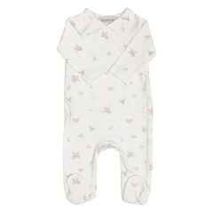 Koalav Ayaklı Tulum, Pink Flower (Yenidoğan)