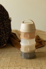 Beaba 4 Katmanlı süt tozu kutusu ve atıştırmalık kabı (Clay)