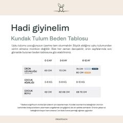 Ergo Pouch Organik Pamuklu Kundak (1.0 TOG), Elephant Pride