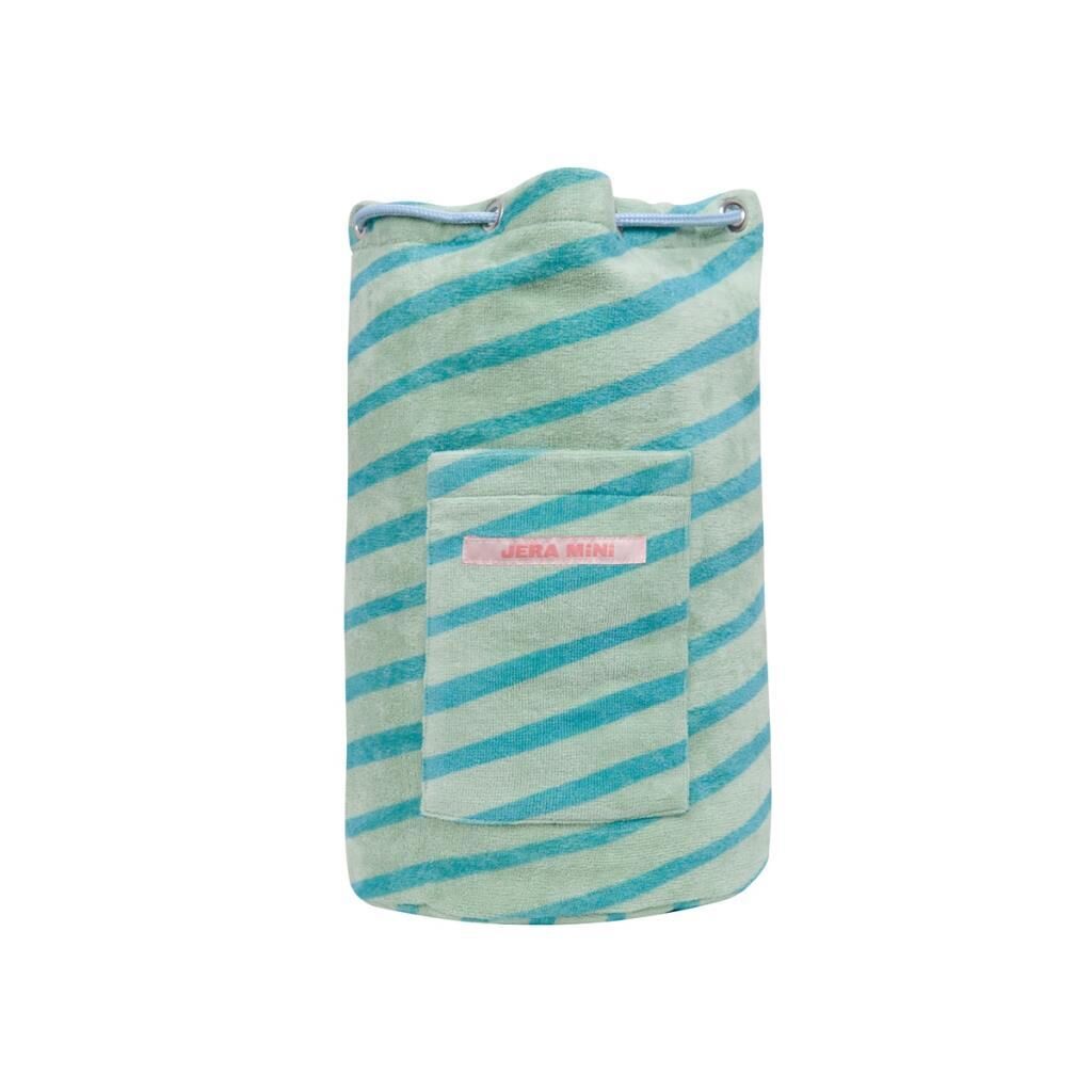 Jera Mini Büzgülü Sırt Çantası, Vague Blue