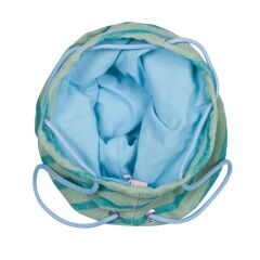 Jera Mini Büzgülü Sırt Çantası, Vague Blue