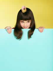 Meri Meri - Mini Gold Glitter Crown Hair Clip - Mini Altın Simli Toka