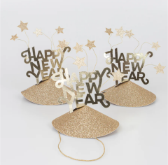 Meri Meri - Happy New Year Party Hats - Happy New Year Parti Şapkaları (6'Lı)