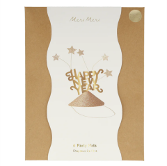 Meri Meri - Happy New Year Party Hats - Happy New Year Parti Şapkaları (6'Lı)