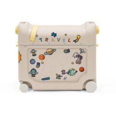 Stokke Jetkids Tekerlekli Bavul & Koltuk, Moonglow White