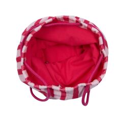 Jera Mini Büzgülü Sırt Çantası, Vague Rose