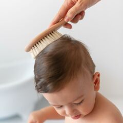 Mama Yoyo Doğal Keçi Kılı Saç Fırçası