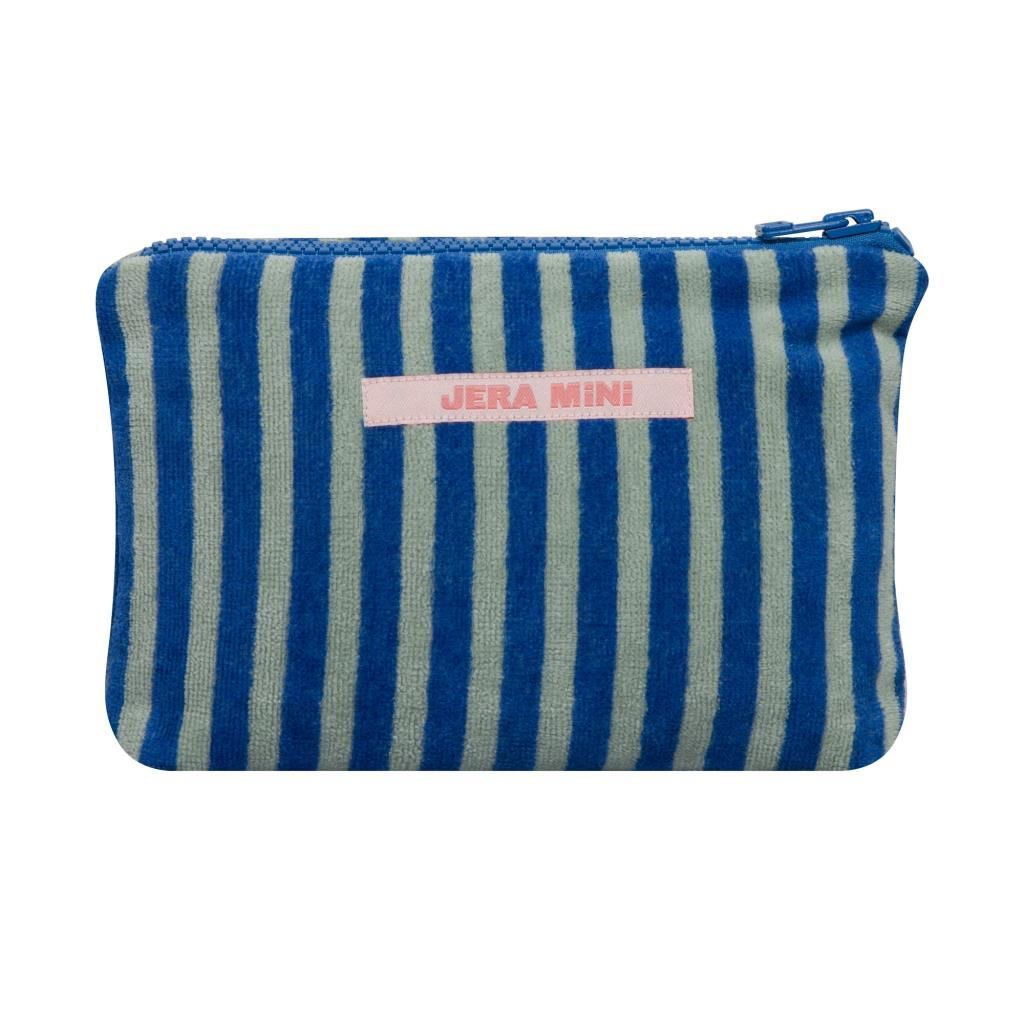 Jera Mini Makyaj Çantası, Yeşil/Mavi