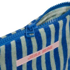 Jera Mini Makyaj Çantası, Yeşil/Mavi