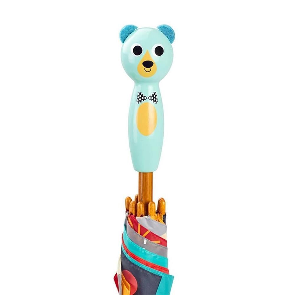 Vilac - Ahşap Şemsiye - Mavi Ayı