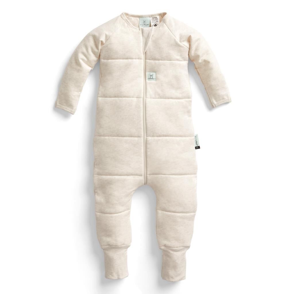 Ergo Pouch Organik Pamuklu Uyku Tulumu (2.5 TOG), Oatmeal Marle