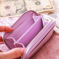 Mini and Kids Deri Mini Cüzdan, Lilac