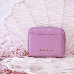 Mini and Kids Deri Mini Cüzdan, Lilac