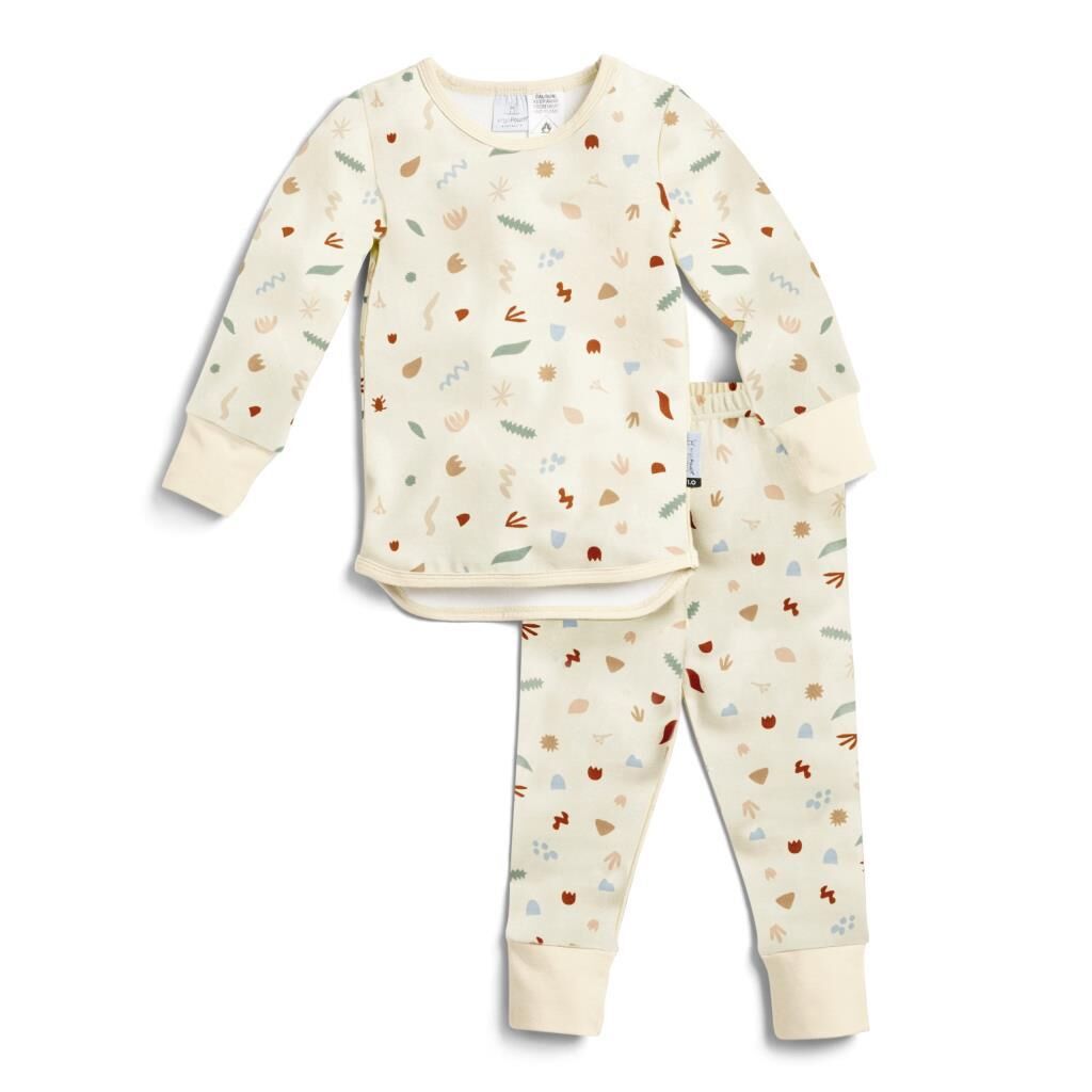Ergo Pouch Organik Pamuklu 2 Parça Uzun Pijama (1.0 TOG), Desert
