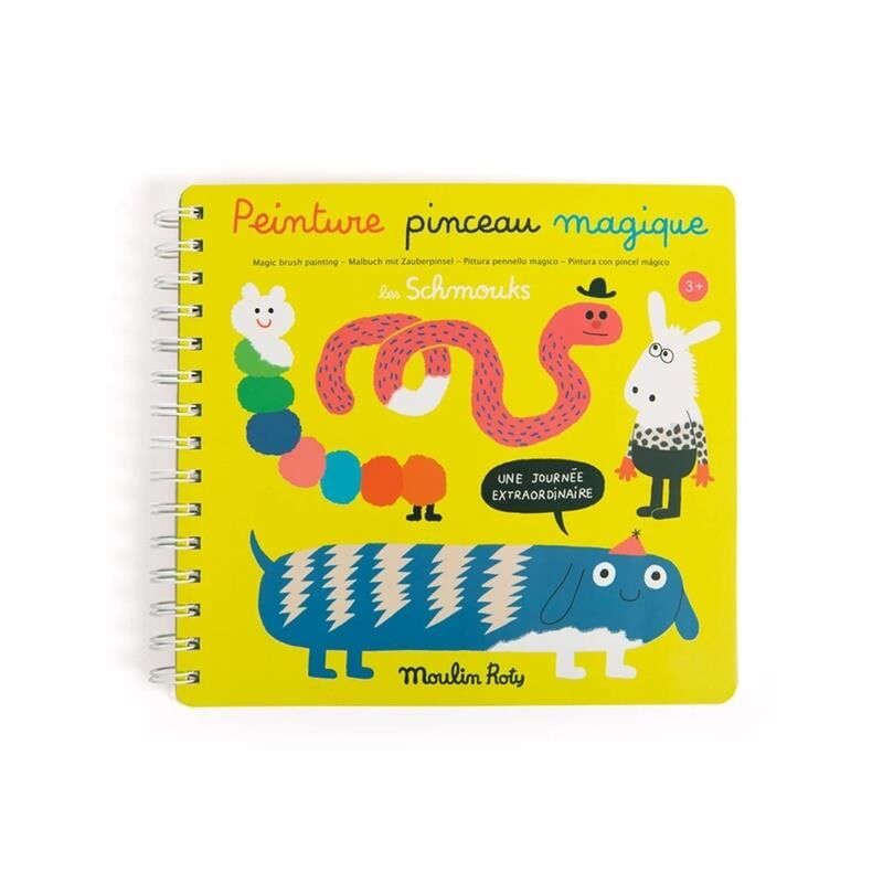 Peinture pinceau magique Les Schmouks