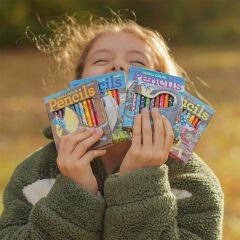 Eeboo 12'li Mini Kuru Boya Kalemi - Diplodocus