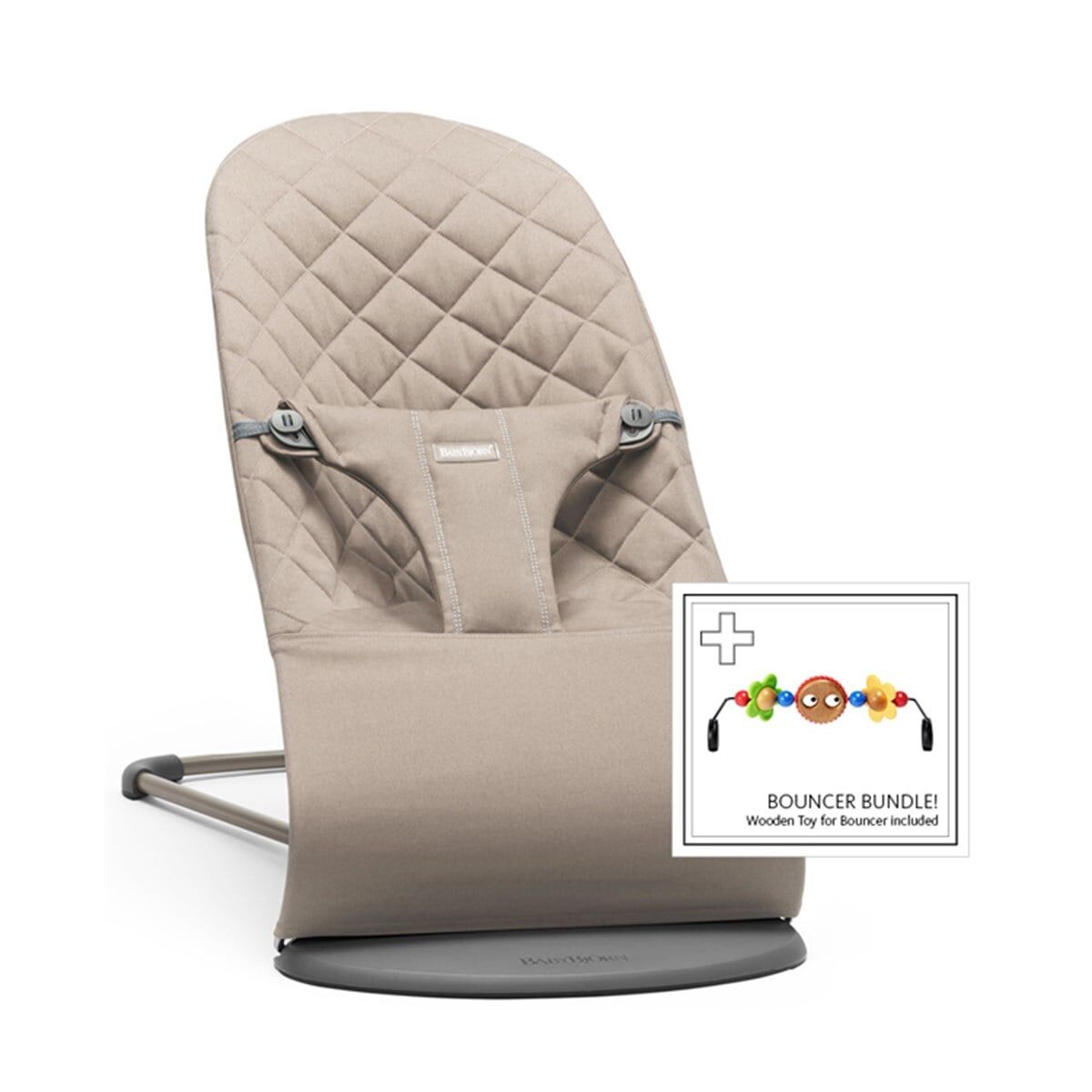 BabyBjörn Bliss Ana Kucağı Oyuncaklı Woven Sand Grey