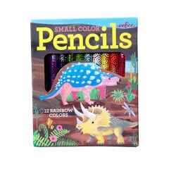 Eeboo 12'li Mini Kuru Boya Kalemi - Ankylosaurus