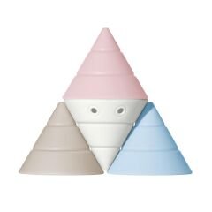 Hix Pastel White-Baby Pink-Beige-Ice Blue