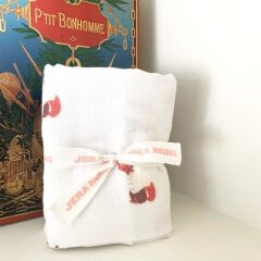 Jera Mini İkili Müslin Örtü, Tilki&Üzüm (60x60 cm)