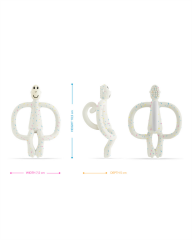 Matchstick Monkey Silikon Diş Kaşıyıcı / Monkey (Konfeti) * Limited Edition