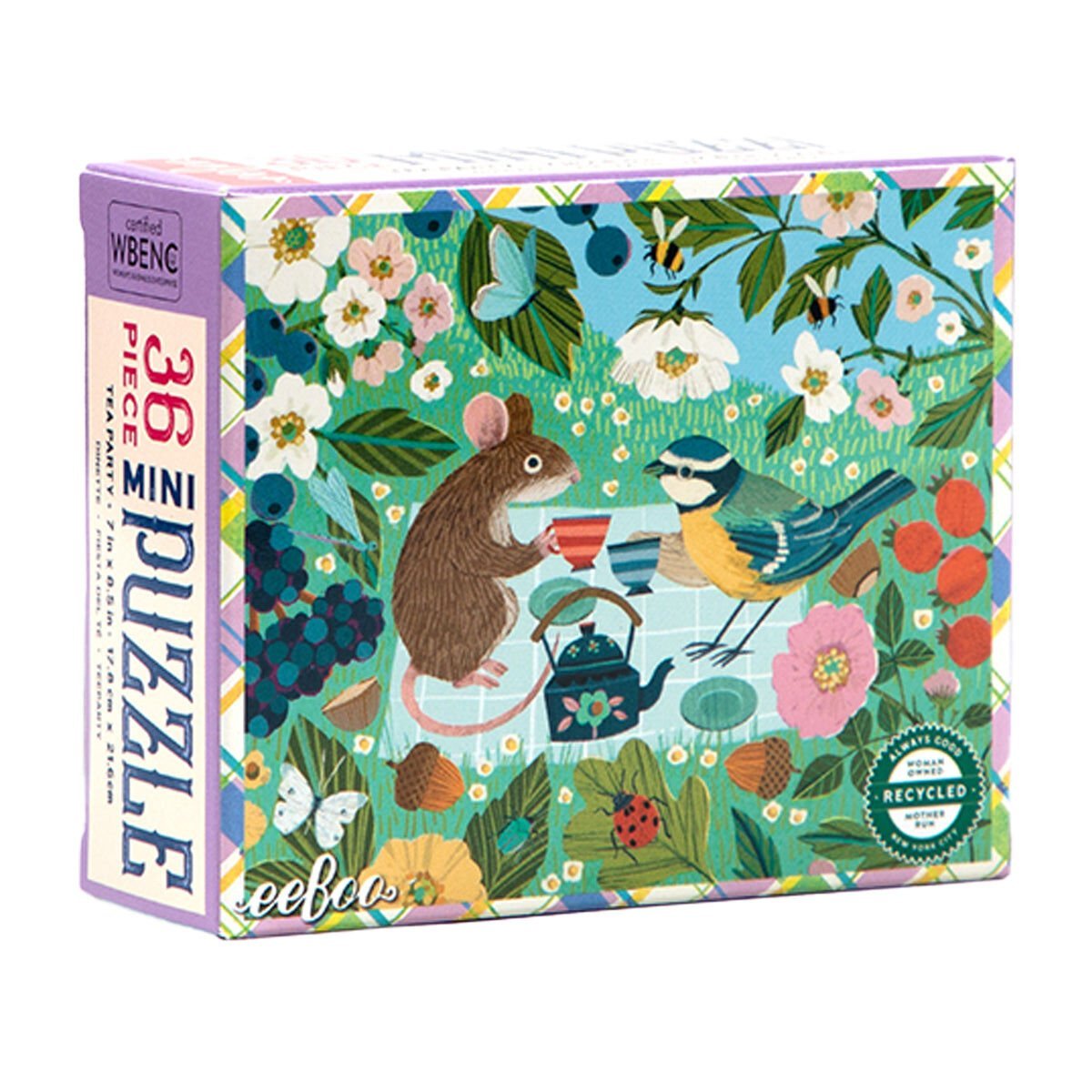 Eeboo Victoria Mini Yapboz 36 Parça - Tea Party