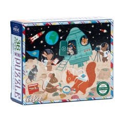 Eeboo Victoria Mini Yapboz 36 Parça - Moon Visit