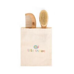 Lille Trove Ahşap Fırça Tarak Seti