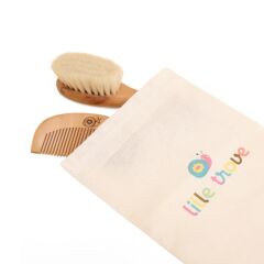 Lille Trove Ahşap Fırça Tarak Seti