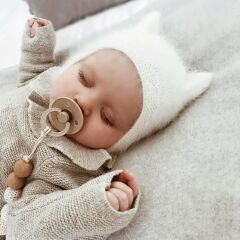 Bibs Emzik, Coral (6-18 Ay)