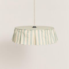 Vibes Aydınlatma Şapkası, 40cm çap, Turquoise  Stripes