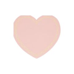 Meri Meri - Pastel Tonlu Kalp Peçeteler (16'Lı)