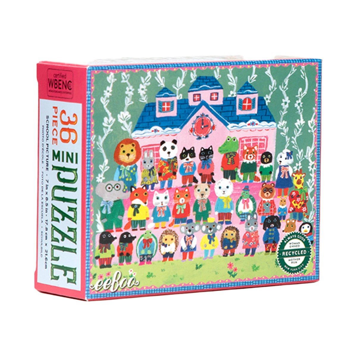 Eeboo Yumi's Mini Yapboz 36 Parça - School Pictures